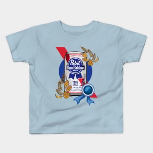 Pabst Blue Ribbon Beer Kids T-Shirt